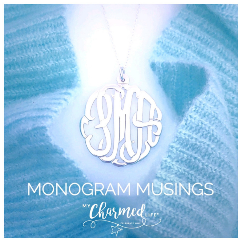 Sterling Silver Monogram Necklaces