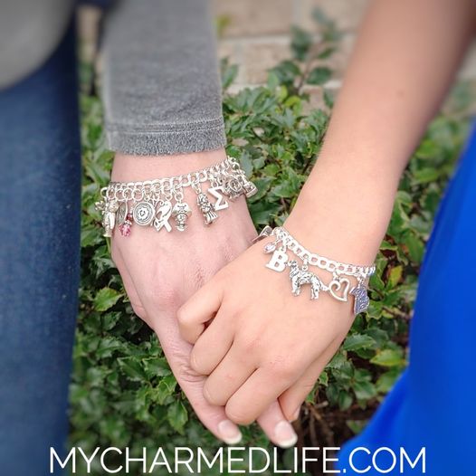Sterling silver charm bracelets